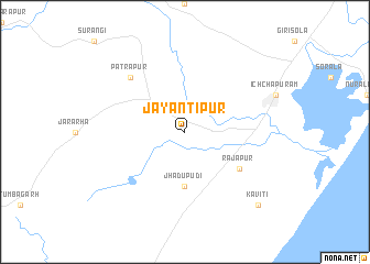 map of Jayantipur