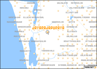 map of Jayarajapuraya