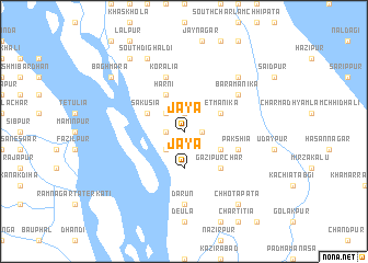 map of Jaya