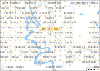 map of Jaydebpur