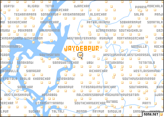 map of Jaydebpur