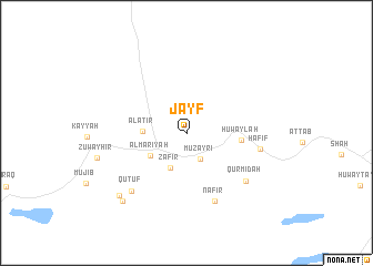 map of Jayf