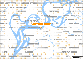 map of Jaykālipur