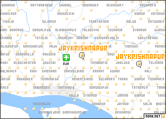 map of Jaykrishnapur