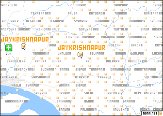 map of Jay Krishnapur