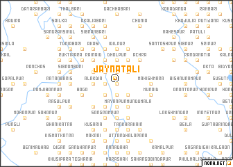 map of Jaynātali
