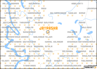 map of Jaypāsha