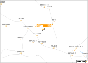 map of Jaytohkon