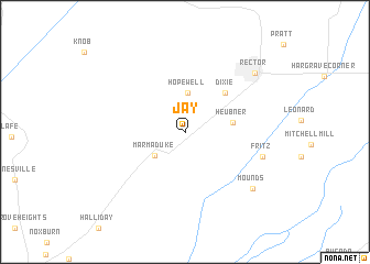 map of Jay