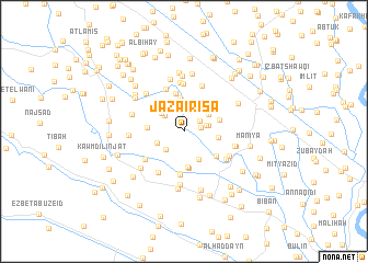 map of Jazāʼir ‘Īsá