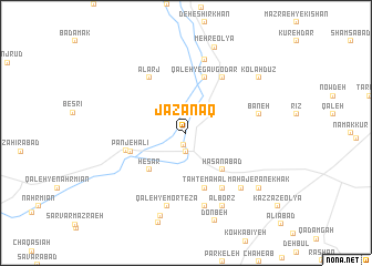 map of Jazanaq