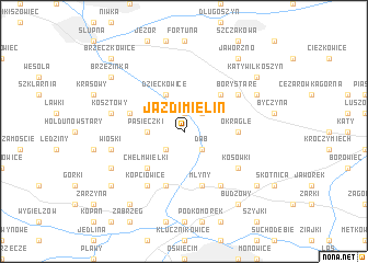 map of Jazd-Imielin