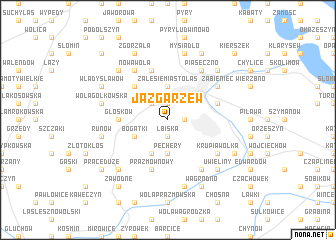 map of Jazgarzew