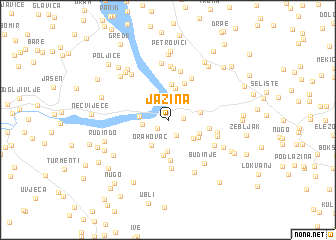 map of Jazina