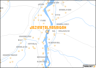 map of Jazīrat al Masā‘idah