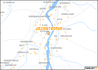 map of Jazīrat an Nūr