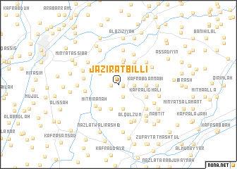 map of Jazīrat Billī