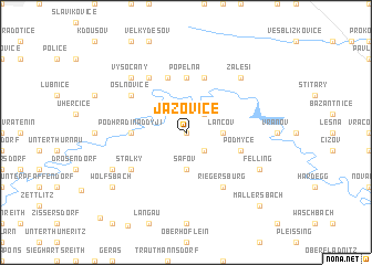 map of Jazovice