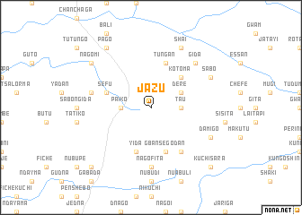 map of Jazu