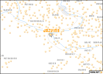 map of Jazvine