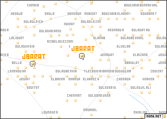 map of Jbarat