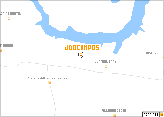 map of J. D. Ocampos