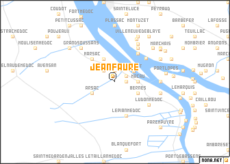 map of Jean Faure