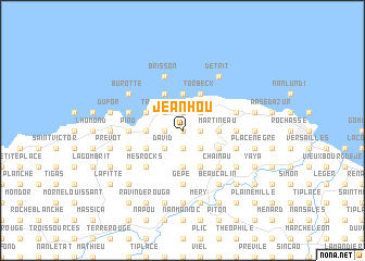 map of Jean Hou