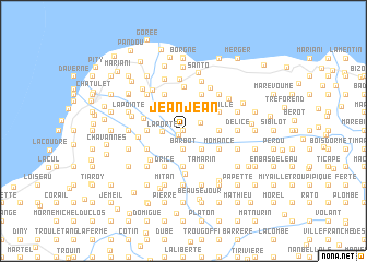 map of Jean-Jean