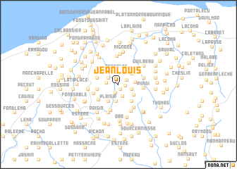 map of Jean Louis