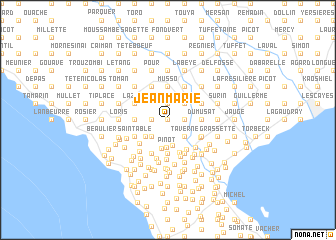 map of Jean Marie
