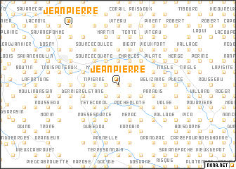 map of Jean Pierre