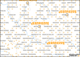 map of Jean Pierre