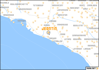 map of Jeantin