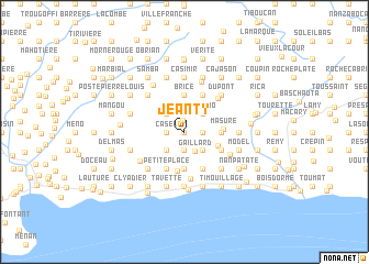 map of Jeanty