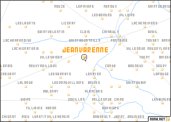 map of Jean-Varenne