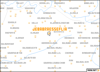 map of Jebabra es Seflia