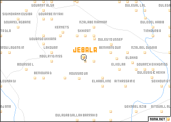 map of Jebala