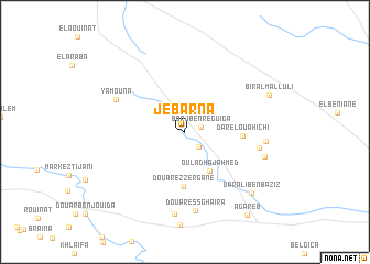 map of Jebarna