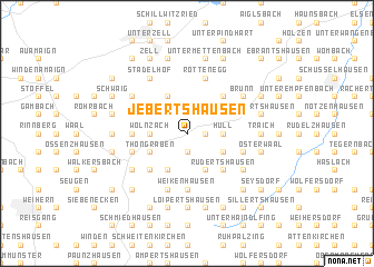 map of Jebertshausen