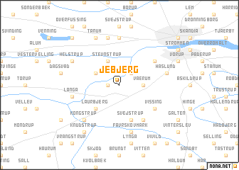 map of Jebjerg