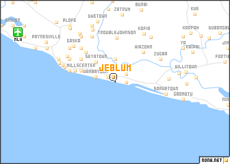 map of Jeblum