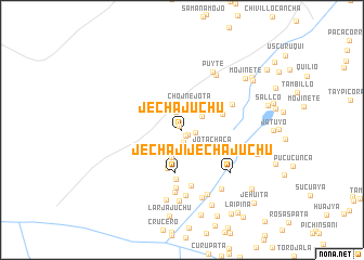 map of Jecha Juchu