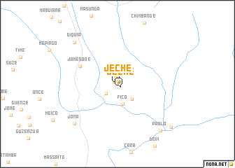 map of Jeche