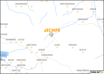 map of Jechipa