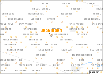 map of Jeddingen