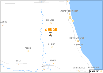 map of Jeddo