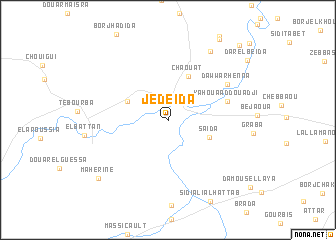map of Jedeïda