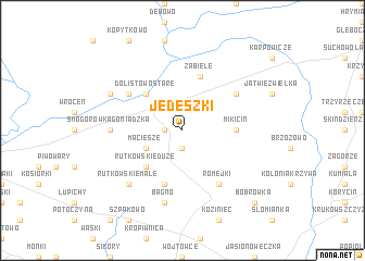 map of Jedeszki