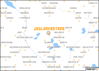 map of Jedlanka Stara